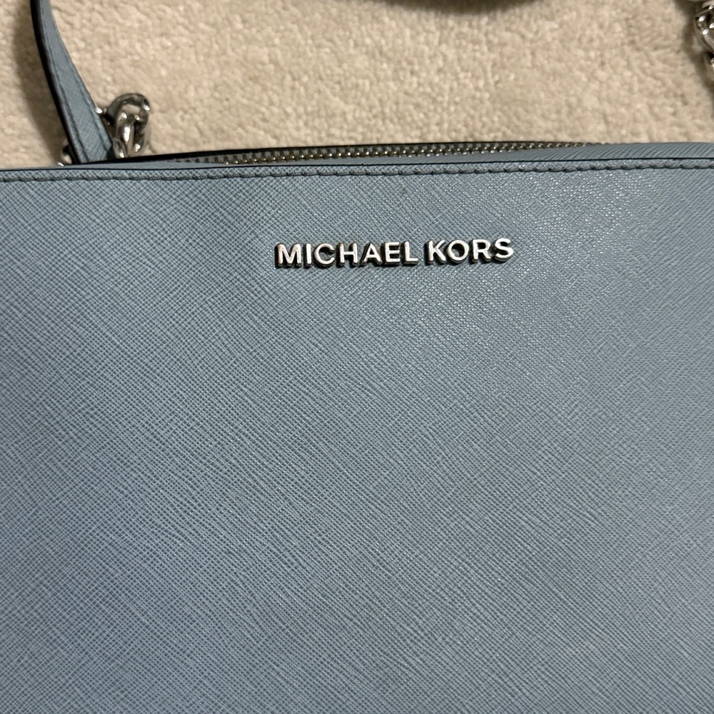 Michael kors purse blue cross body bag - Picture 4 of 6